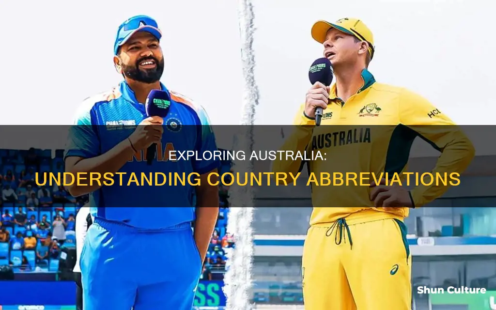what is the country abbreviation for australia