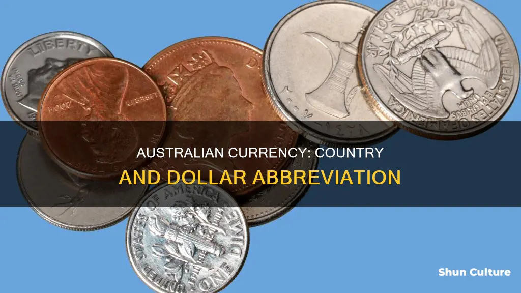 what is the country abbreviation for australian dollar