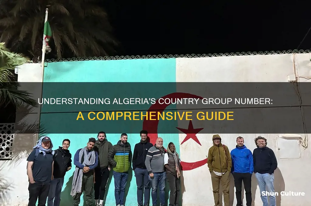 what is the country group number for algeria
