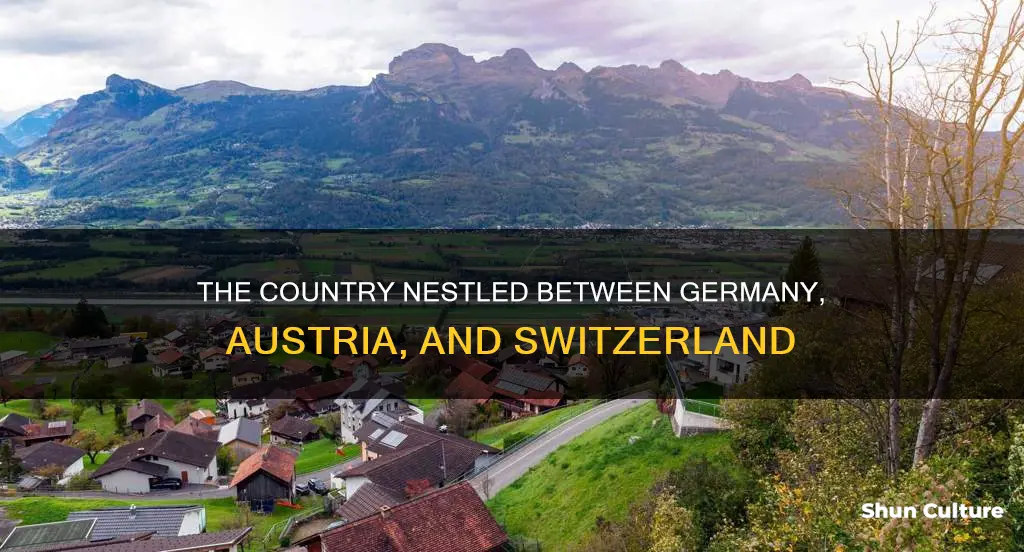 what is the country located between germany austria and switzerland