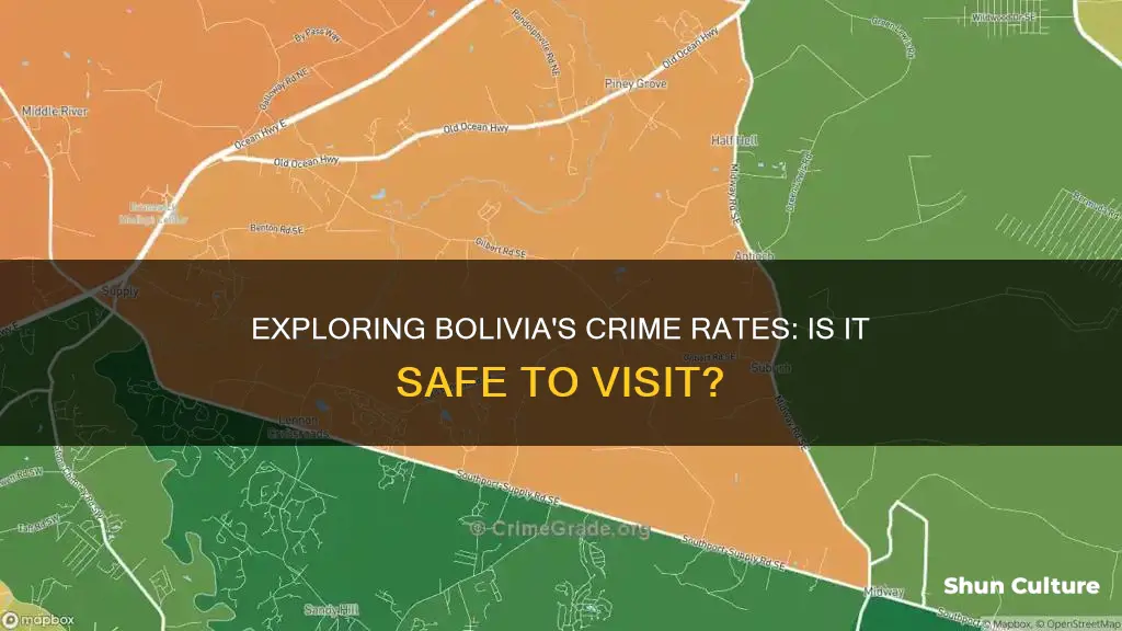 what is the crime rate in bolivia