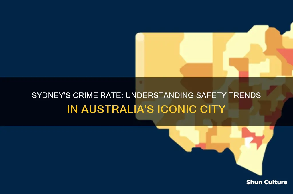 what is the crime rate in sydney australia