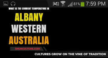 Weather Update: Albany, Western Australia's Temperature Today