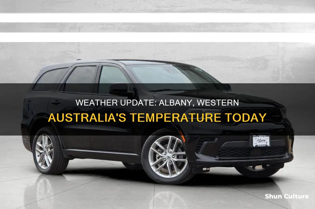what is the current temperature in albany western australia
