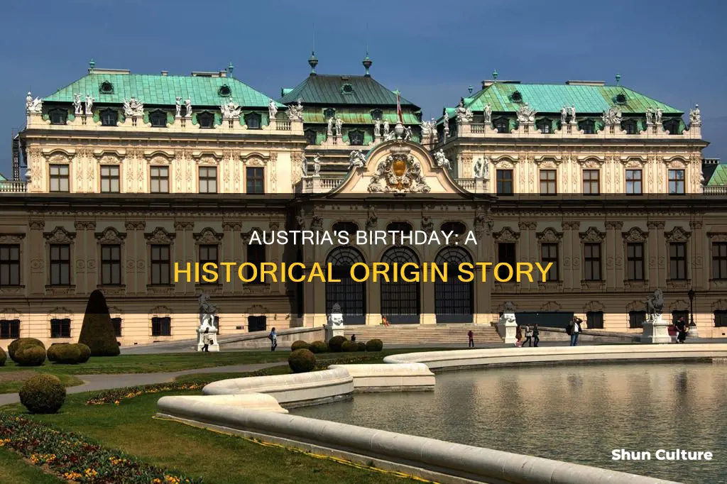 what is the date that austria came into existence