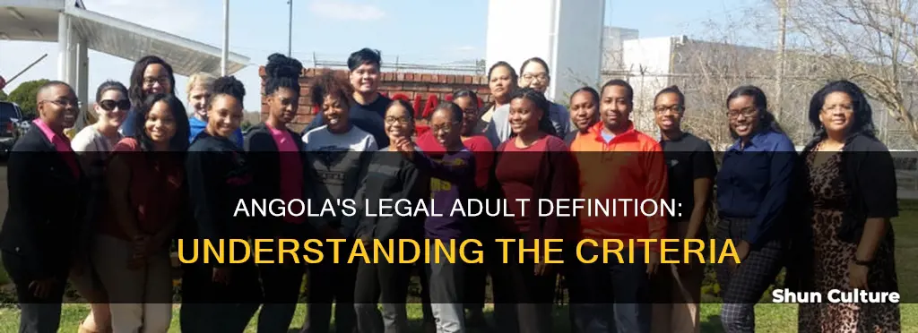 what is the definition of a legal adult in angola