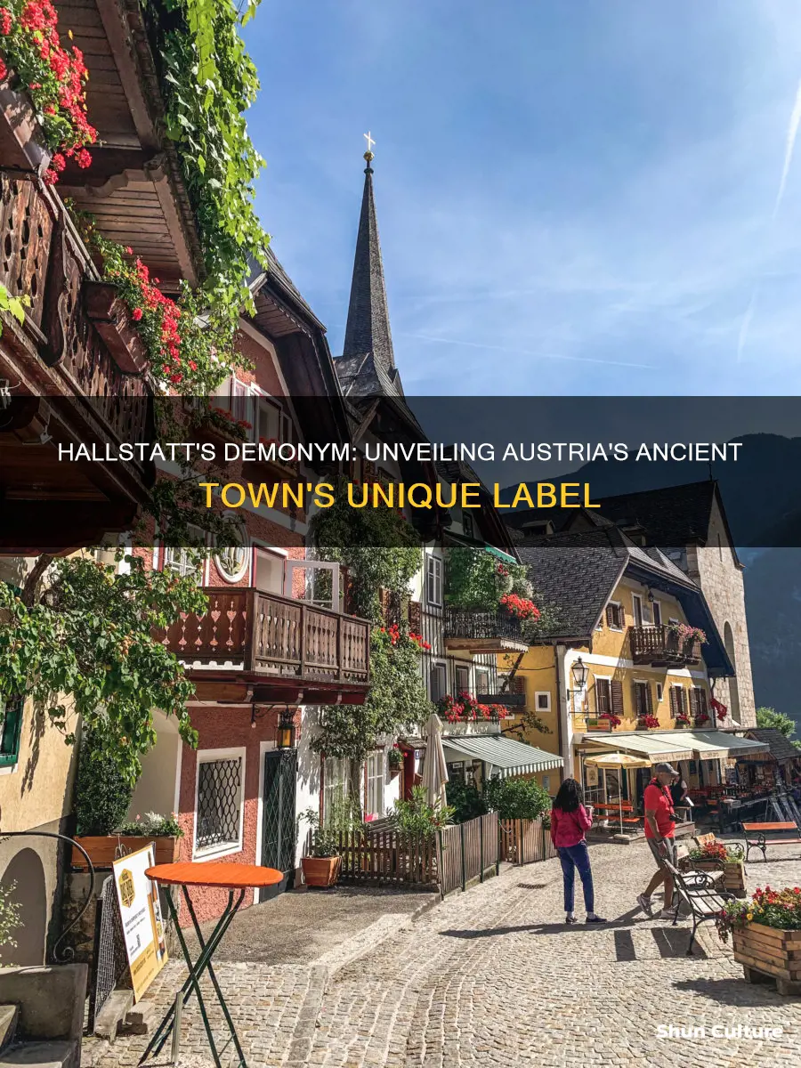 what is the demonym of hallstatt austria