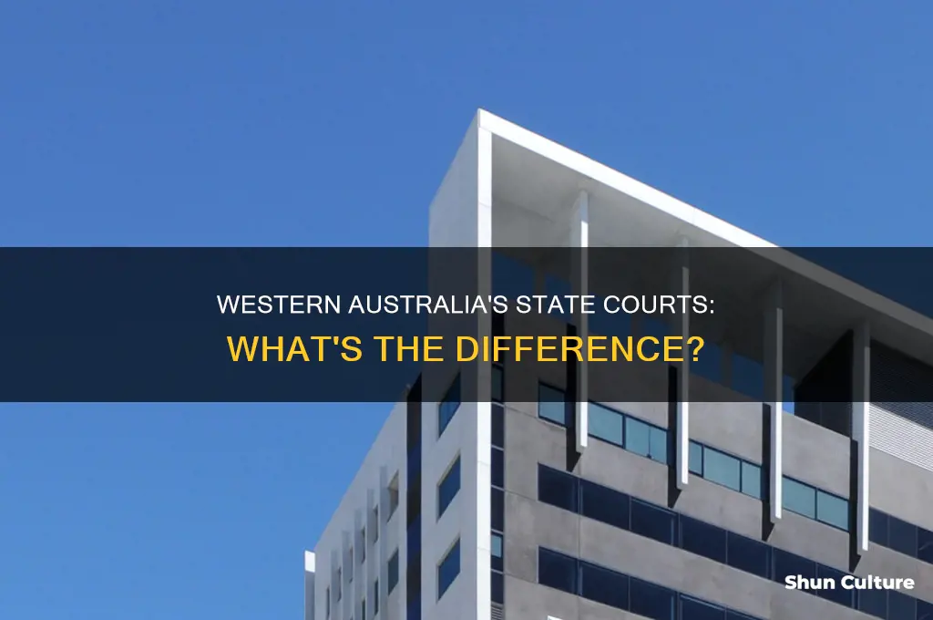 what is the difference bettween teh western australian state court
