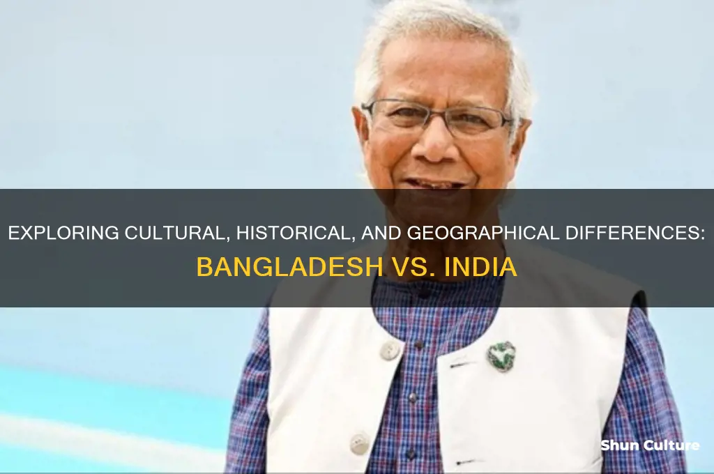what is the difference between bangladesh and india