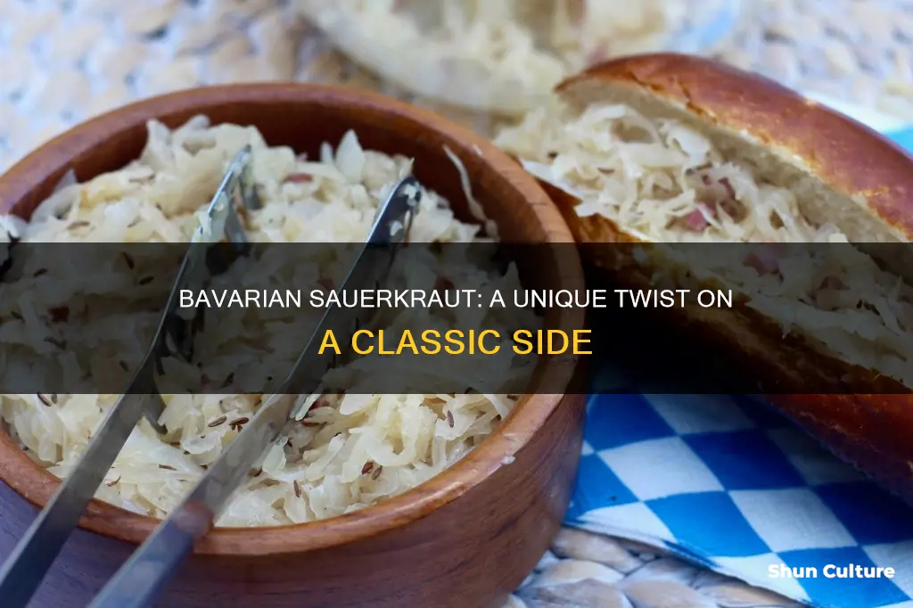 what is the difference between bavarian sauerkraut and regular sauerkraut