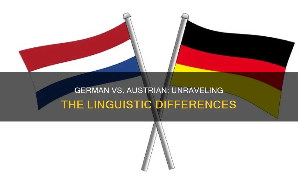 what is the difference between german and austrian language