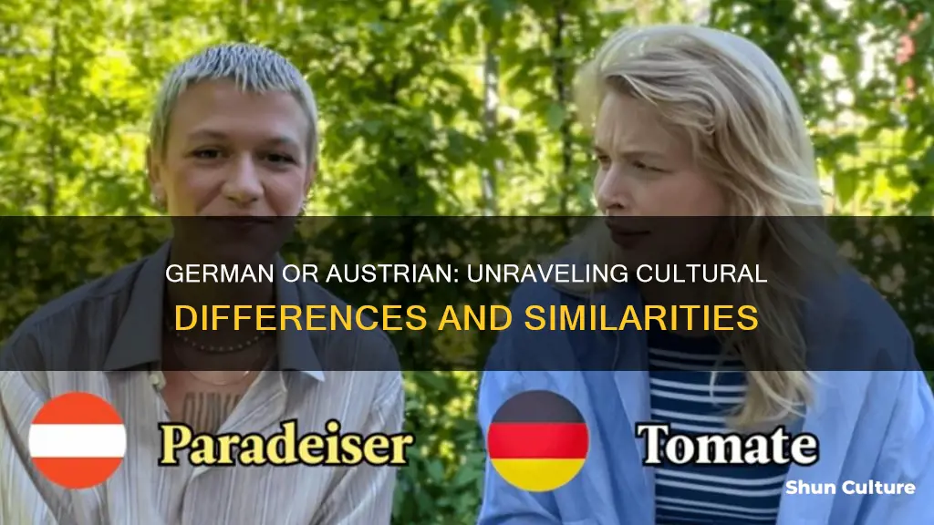 what is the difference between german and austrian people