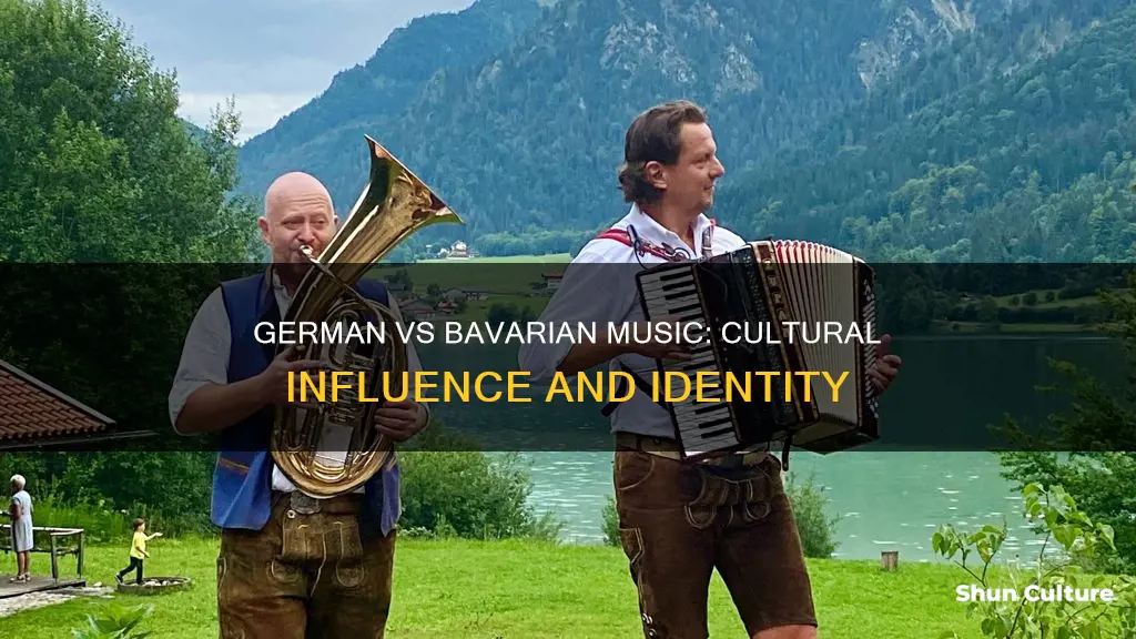 what is the difference between german and bavarian music