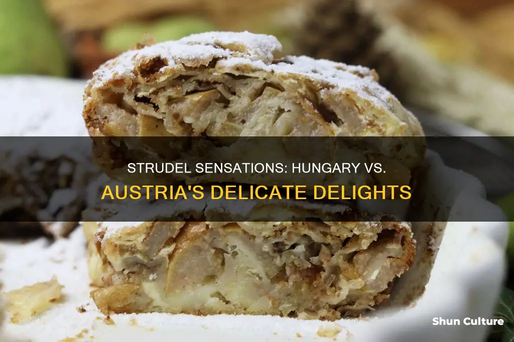 what is the difference between hungarian strudel and austrian strudel