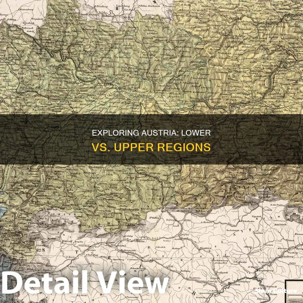 what is the difference between lower austria and north austria