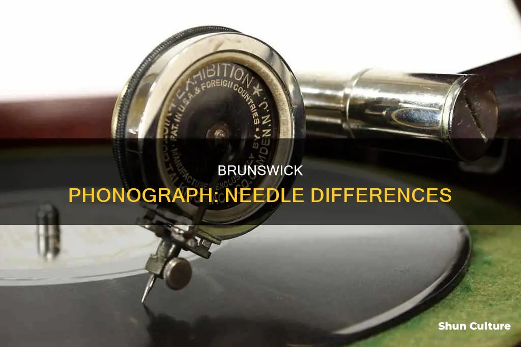 what is the difference between needles for a brunswick phonogrph