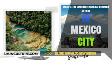 Antigua to Mexico City: Comparing the Distance Between These Two Cities