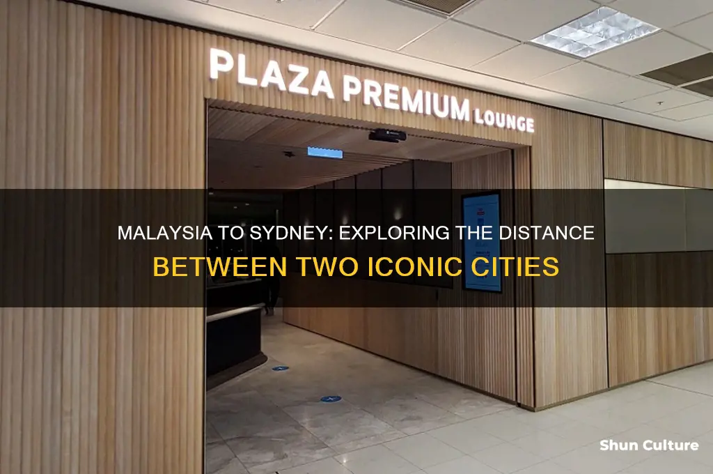 what is the distance between malaysia and sydney australia