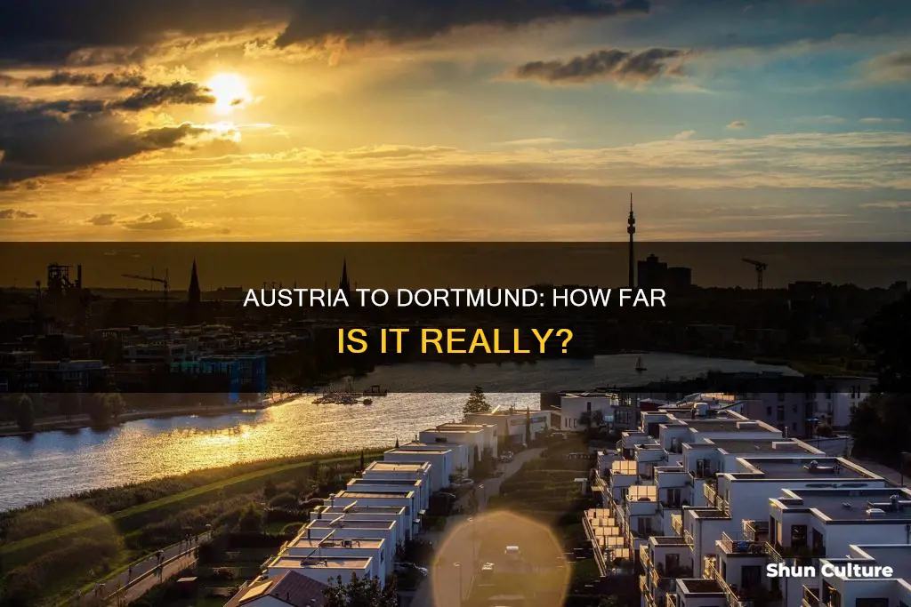 what is the distance from austria to dortmund germany