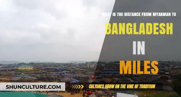 Myanmar to Bangladesh Distance: Miles Apart, Borders Close