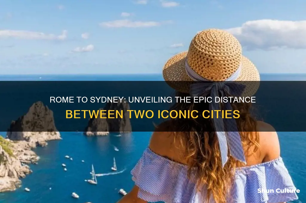 what is the distance from rome italy to sydney australia