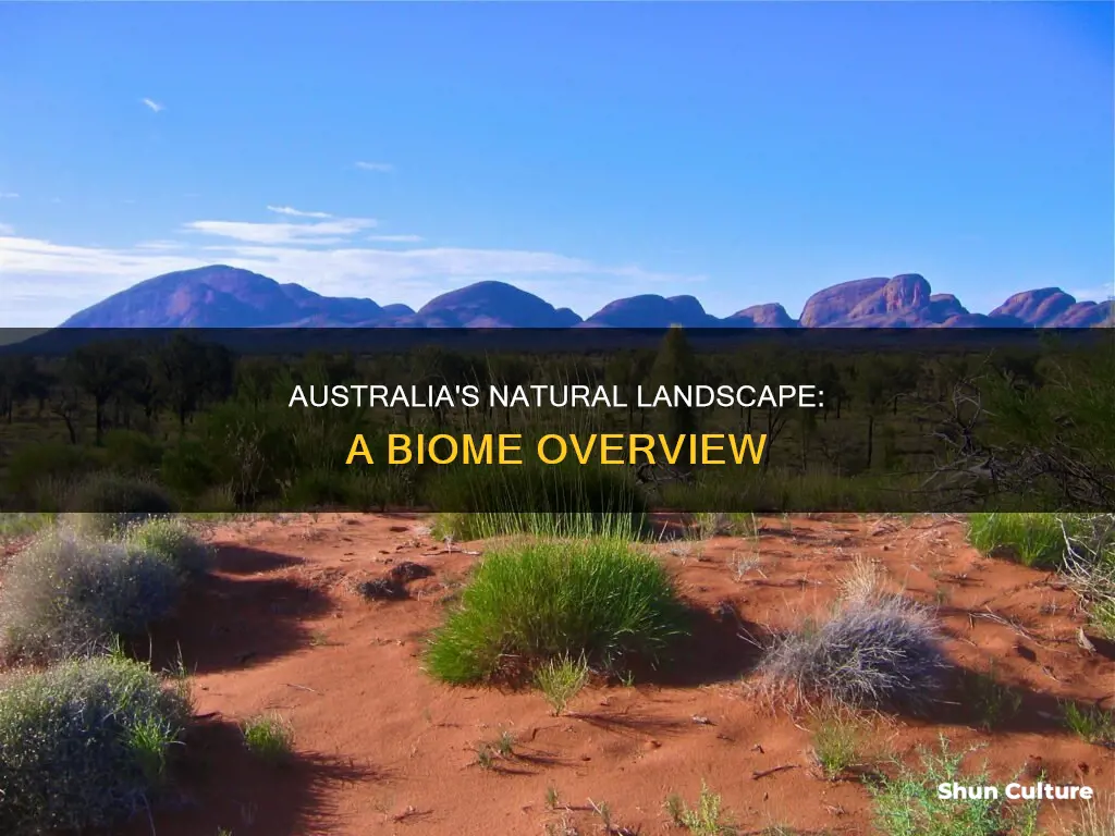 what is the dominant natural biome found in australia