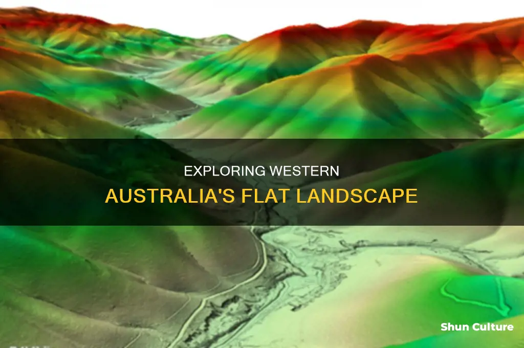 what is the elevation of most of western australia