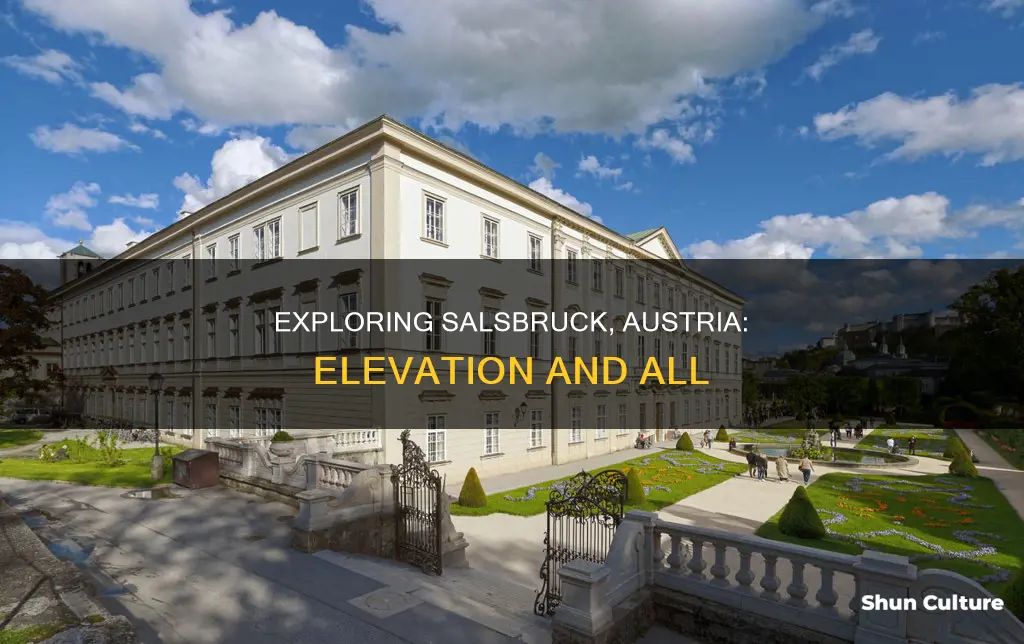 what is the elevation of salsbruck austria