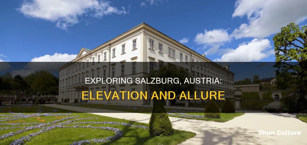 what is the elevation of salzburg austria