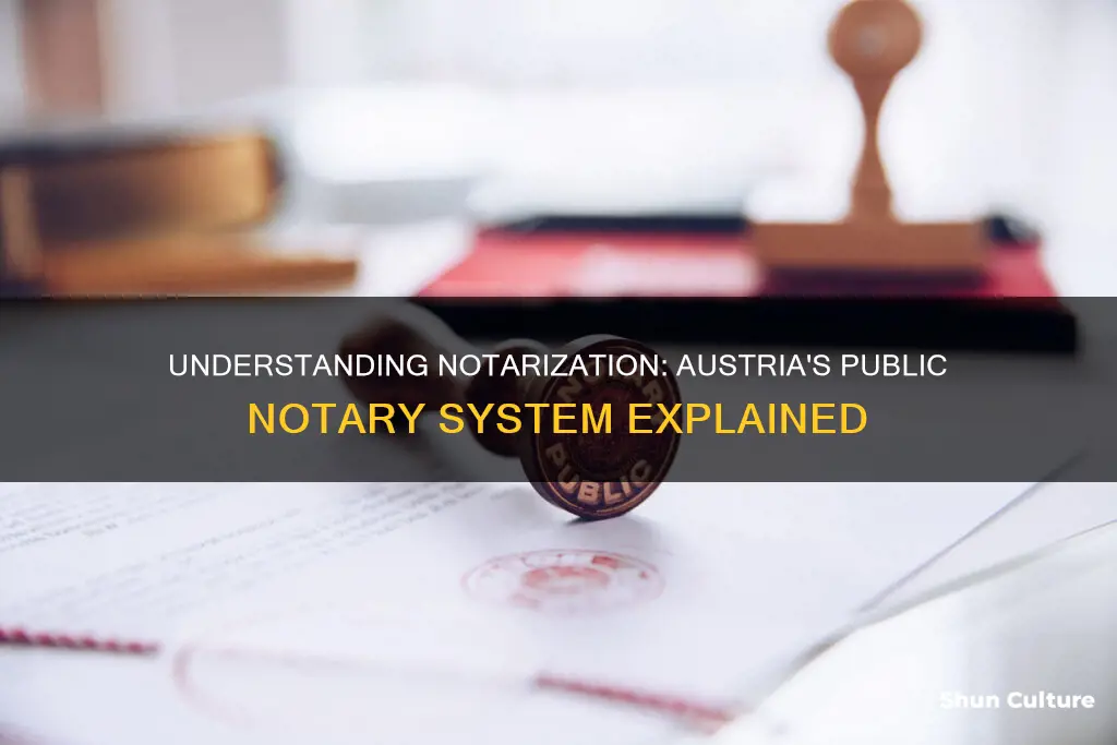 what is the equivalent of notary public in austria