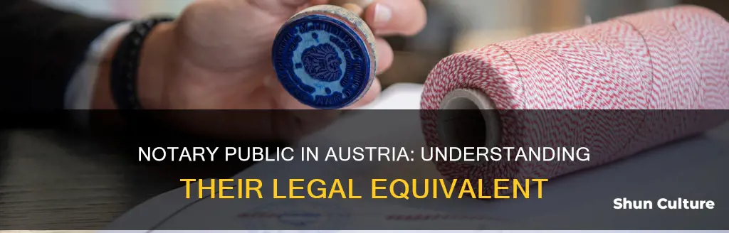 what is the equivalent of notary public in austria