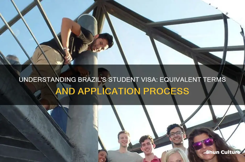 what is the equivalent term for student visa brazil