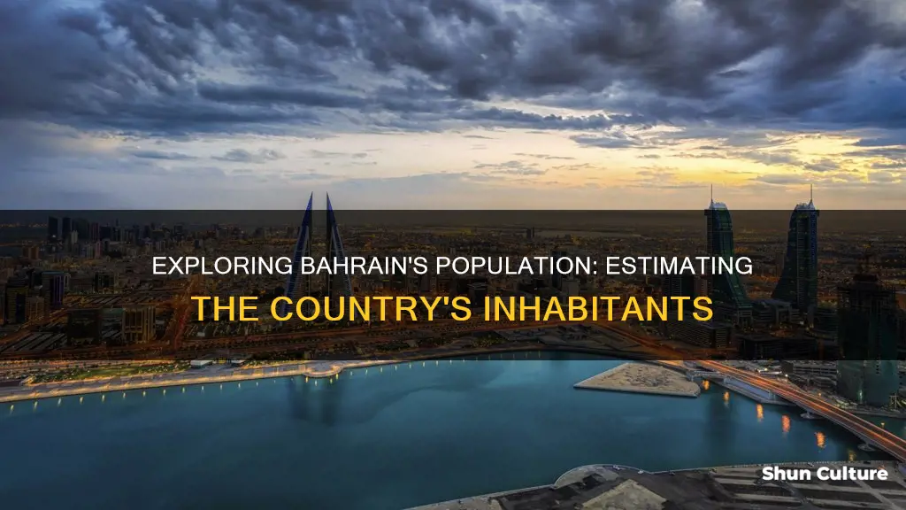 what is the estimated population of bahrain