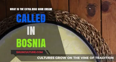 Bosnia's Creamy Delight: Exploring the Extra Rich Sour Cream Tradition