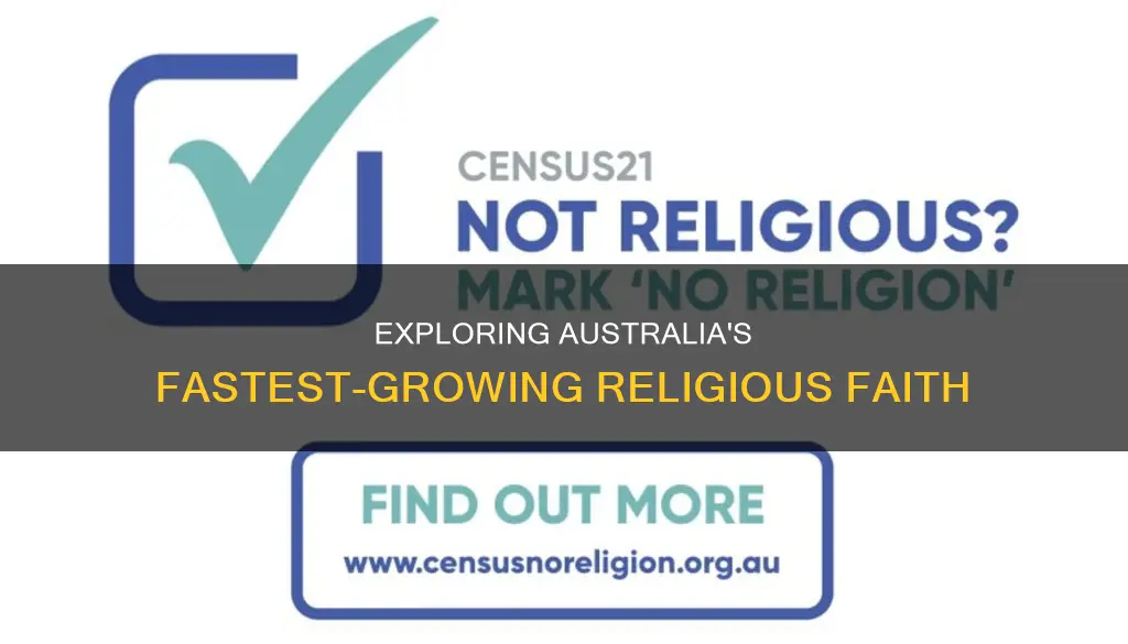 what is the fastest growing religion in australia