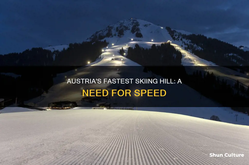what is the fastest skiing hill in austria