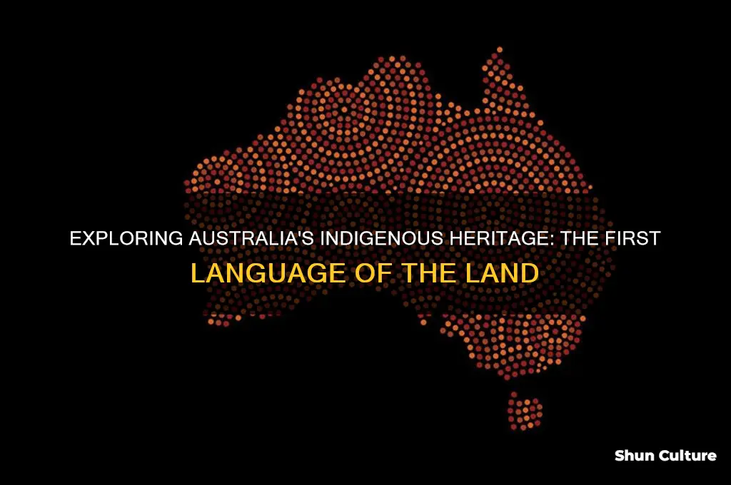 what is the first language of australia