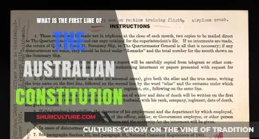 Unveiling Australia's Foundation: The Opening Words of the Constitution