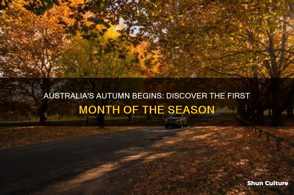 what is the first month of autumn in australia