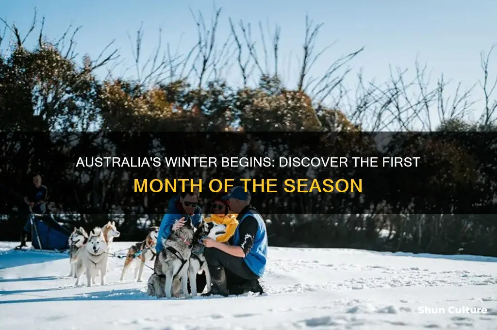 what is the first month of winter in australia