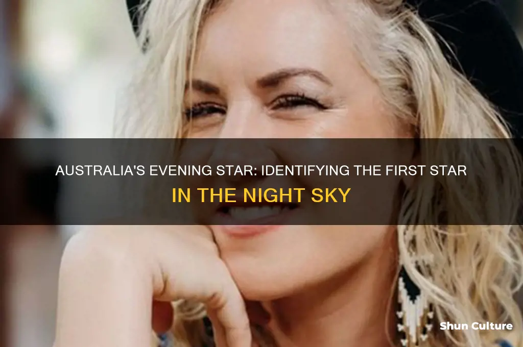 what is the first star in the sky in australia