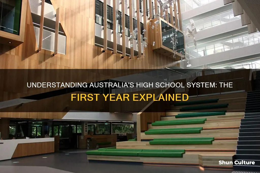 what is the first year of high school in australia