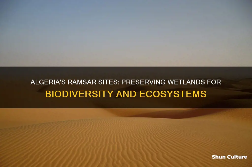 what is the goal of ramsar sites in algeria