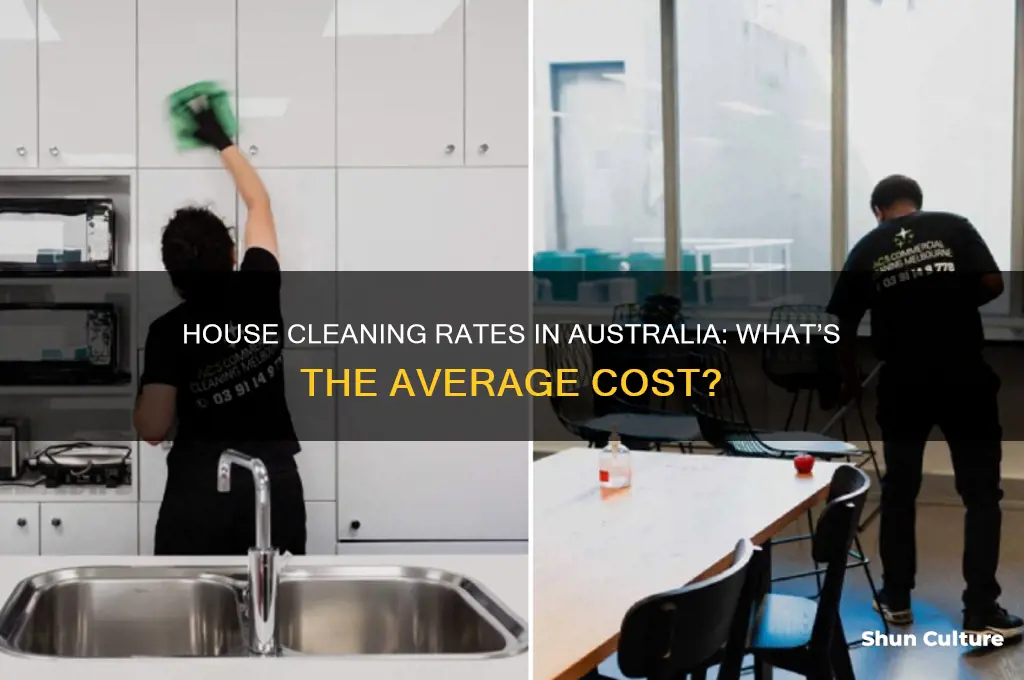 what is the going rate for house cleaning in australia