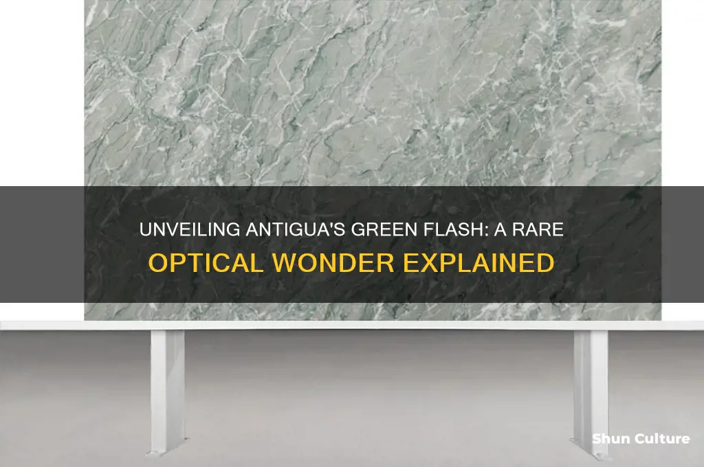 what is the green flash in antigua