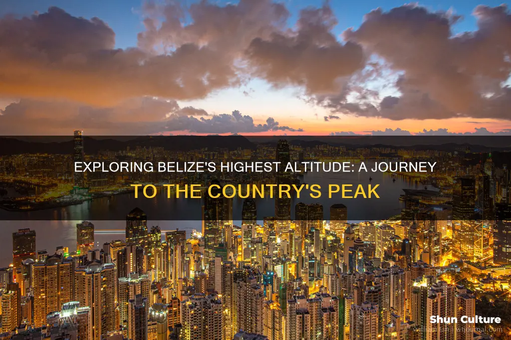 what is the highest altitude in belize