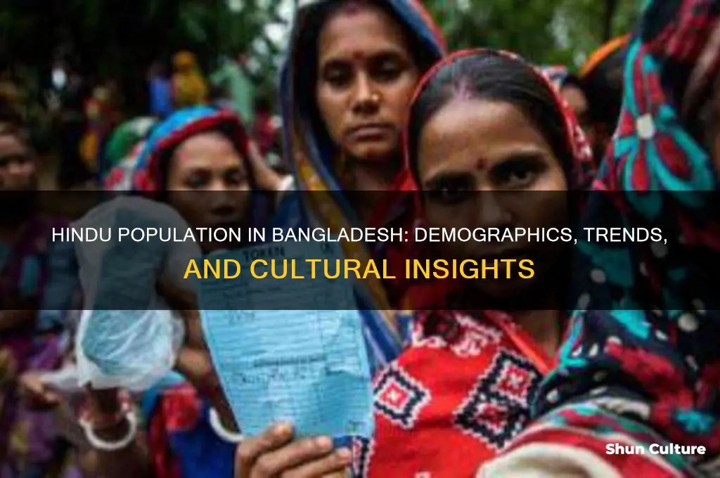 what is the hindu population in bangladesh