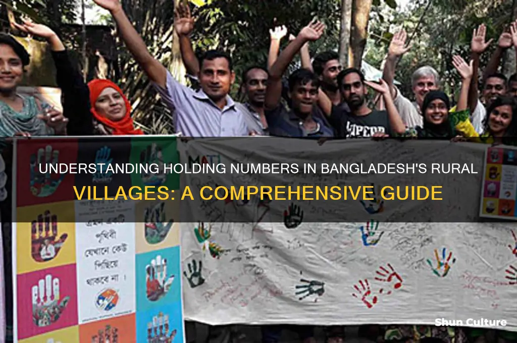 what is the holding number in bangladesh village