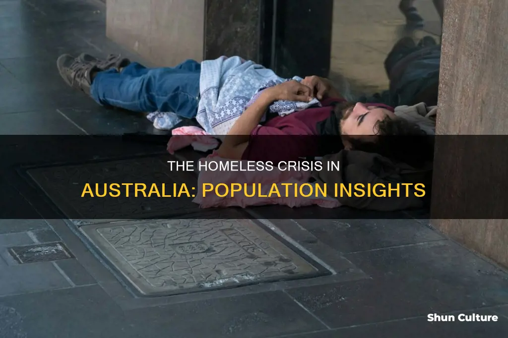 what is the homeless population in australia