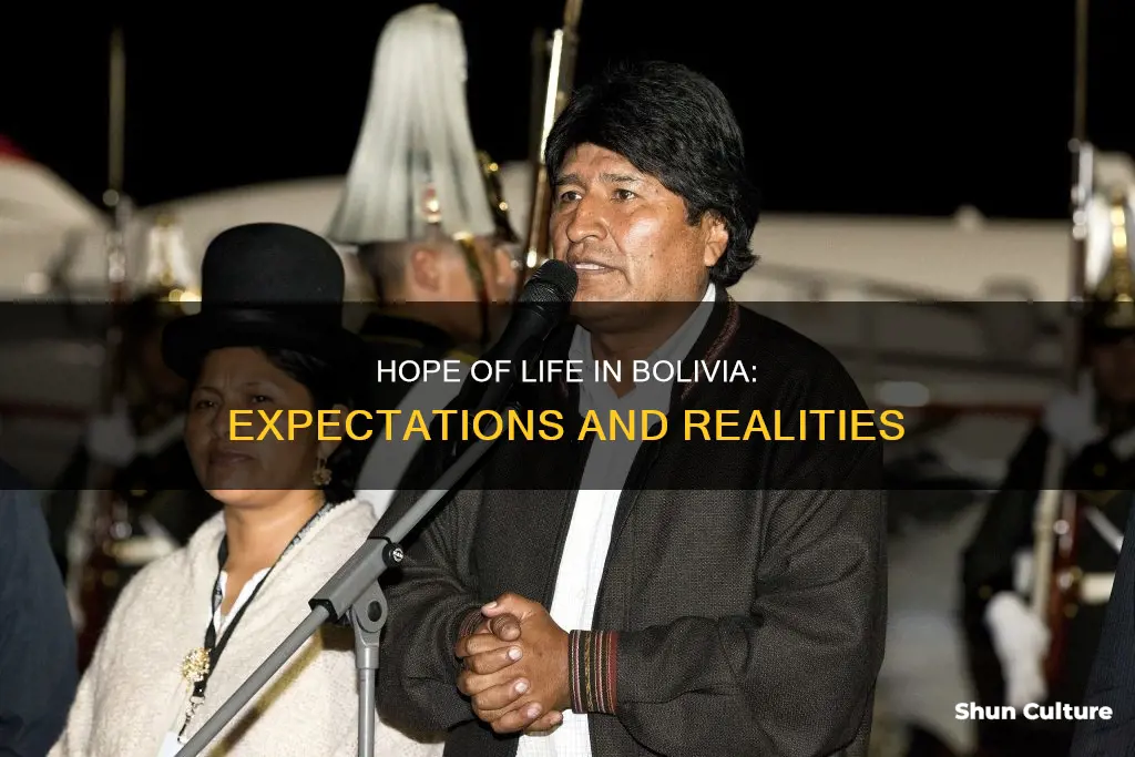 what is the hope of life in bolivia